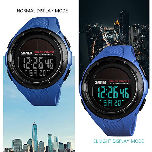 Foto 5 | Venta Internacional - Reloj Skmei Solar Digital Sports Para Hombre, 50 M, Resistente Al Agua