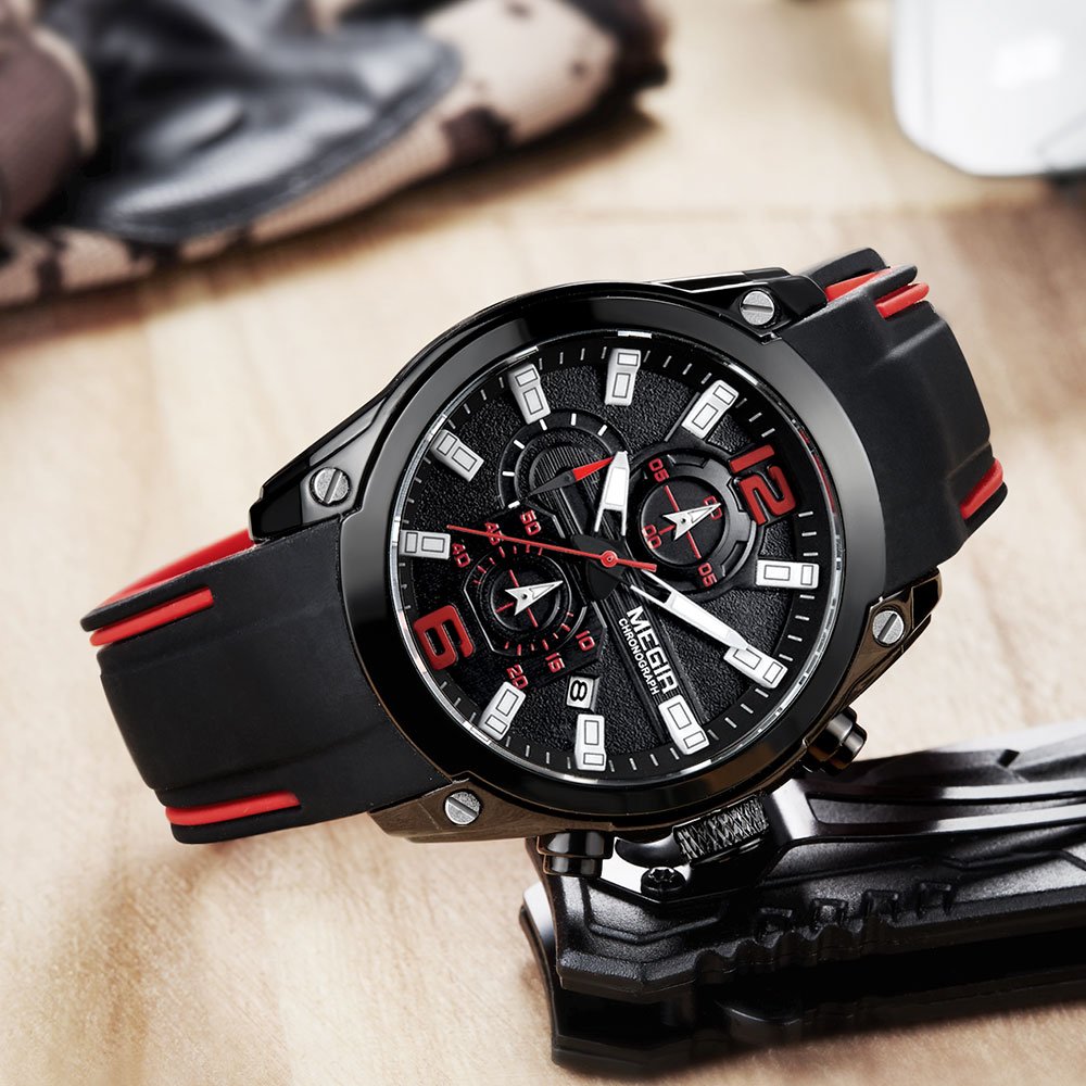 Foto 5 pulgar | Venta Internacional - Reloj Megir Military Sport Quartz Para Hombre Con Cronógrafo