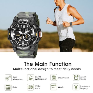 Foto 3 | Venta Internacional - Reloj L Lavaredo Lavaredo Con Doble Movimiento Digital Para Hombre