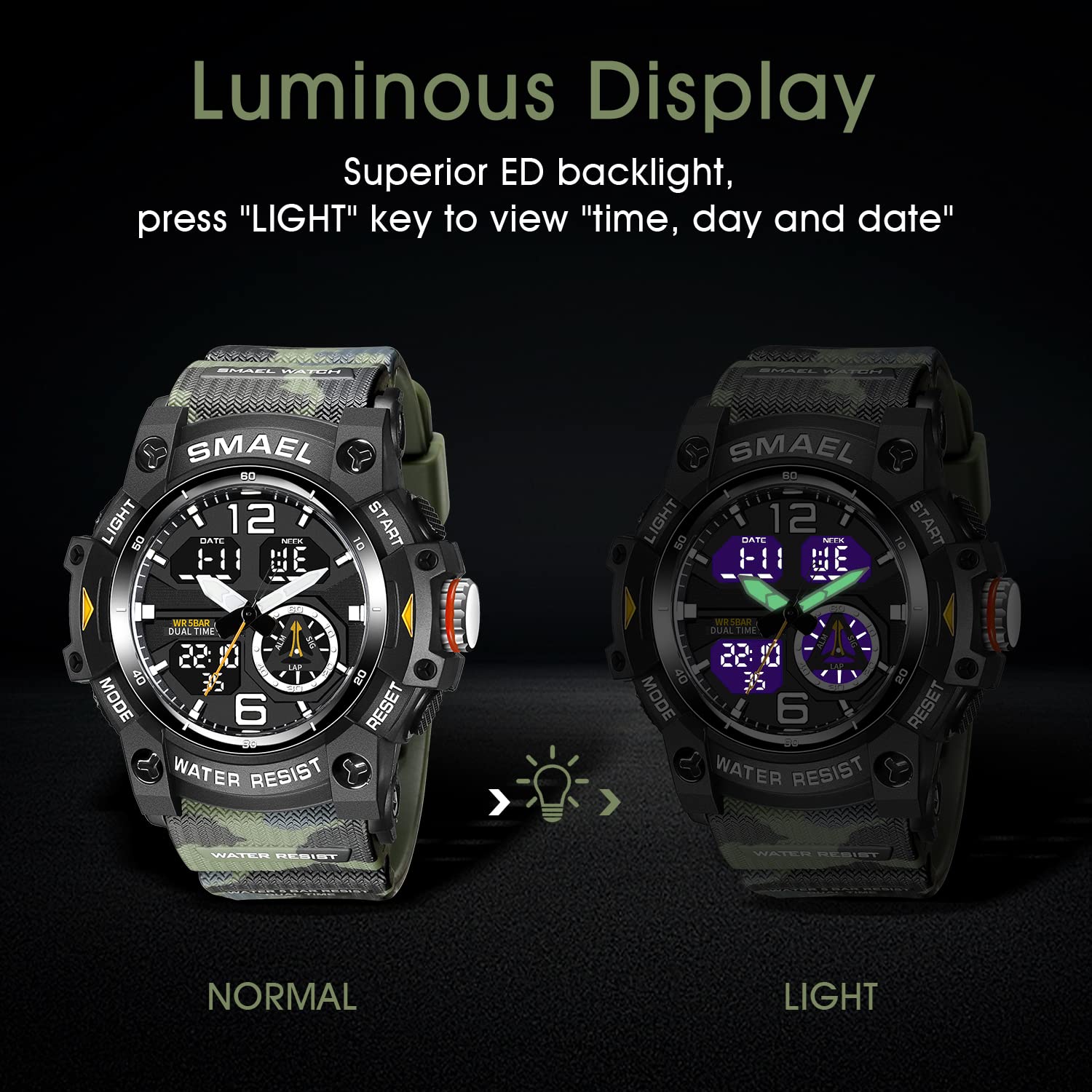 Foto 6 pulgar | Venta Internacional - Reloj L Lavaredo Lavaredo Con Doble Movimiento Digital Para Hombre