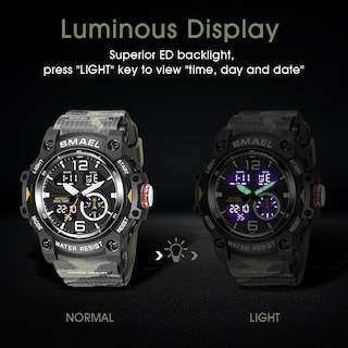 Foto 5 | Venta Internacional - Reloj L Lavaredo Lavaredo Con Doble Movimiento Digital Para Hombre