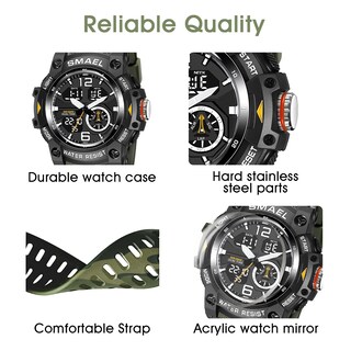 Foto 6 | Venta Internacional - Reloj L Lavaredo Lavaredo Con Doble Movimiento Digital Para Hombre