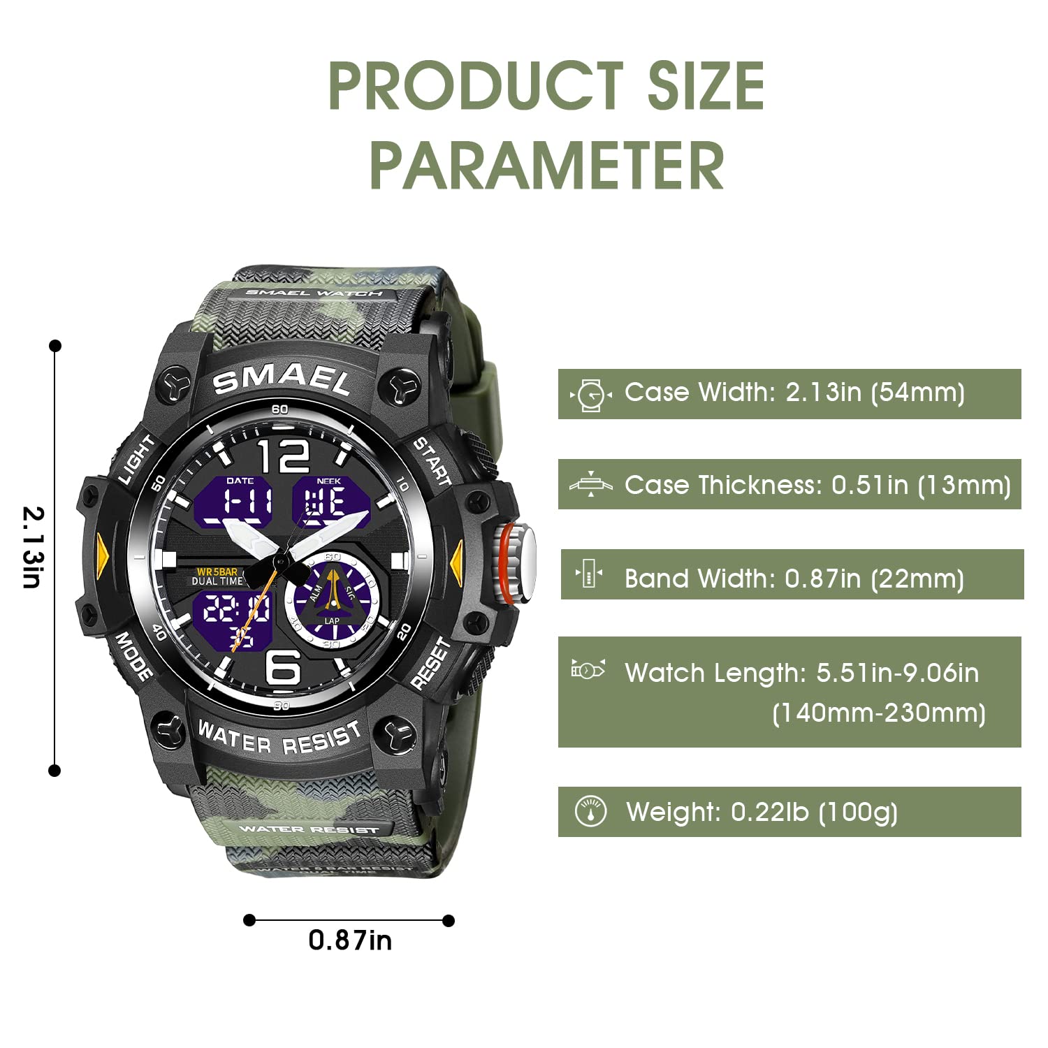 Foto 8 pulgar | Venta Internacional - Reloj L Lavaredo Lavaredo Con Doble Movimiento Digital Para Hombre