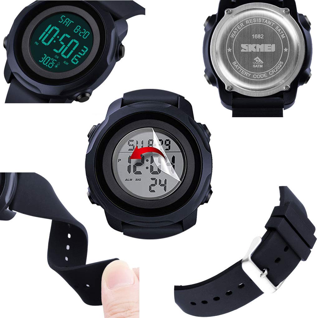 Foto 4 | Venta Internacional - Reloj Deportivo Digital Kingman.inc con Cronógrafo Impermeable para Hombre