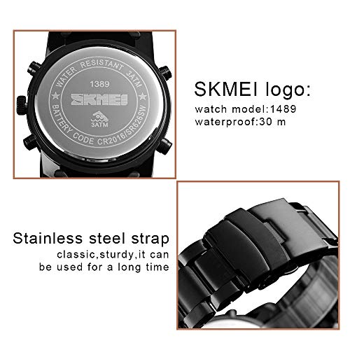 Foto 5 pulgar | Venta Internacional - Reloj De Pulsera Skmei Impermeable Militar Analógico Digital Para Hombre