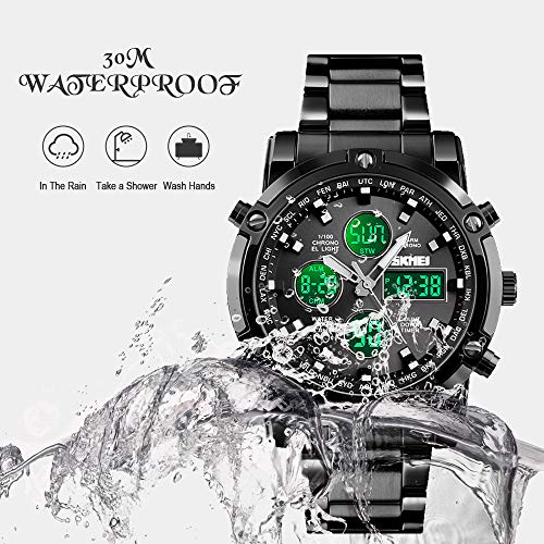 Foto 6 pulgar | Venta Internacional - Reloj De Pulsera Skmei Impermeable Militar Analógico Digital Para Hombre