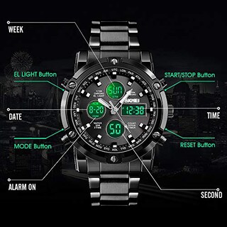Foto 6 | Venta Internacional - Reloj De Pulsera Skmei Impermeable Militar Analógico Digital Para Hombre