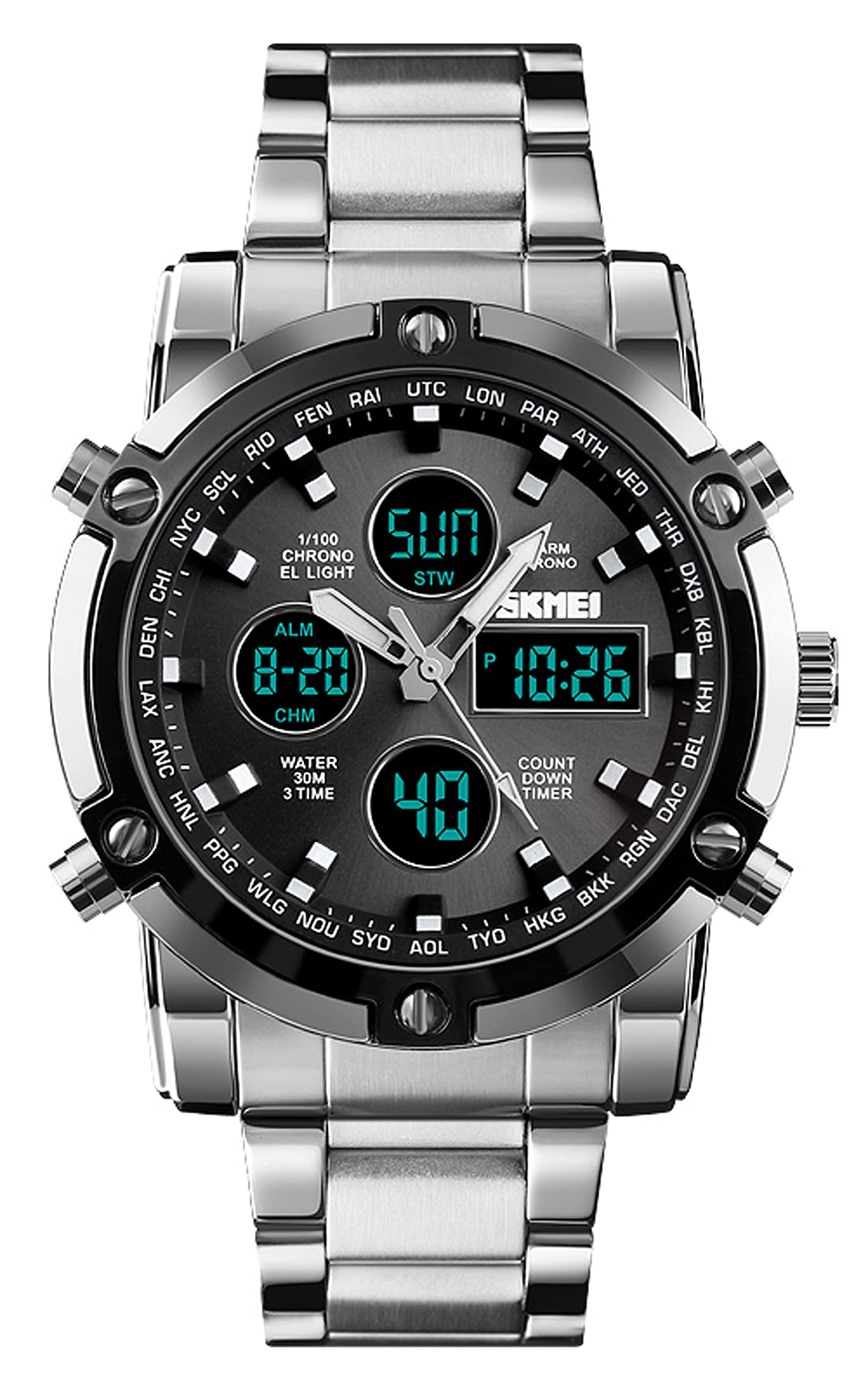 Venta Internacional - Reloj Findtime Digital Waterproof Con Cuenta Regresiva Para Hombre