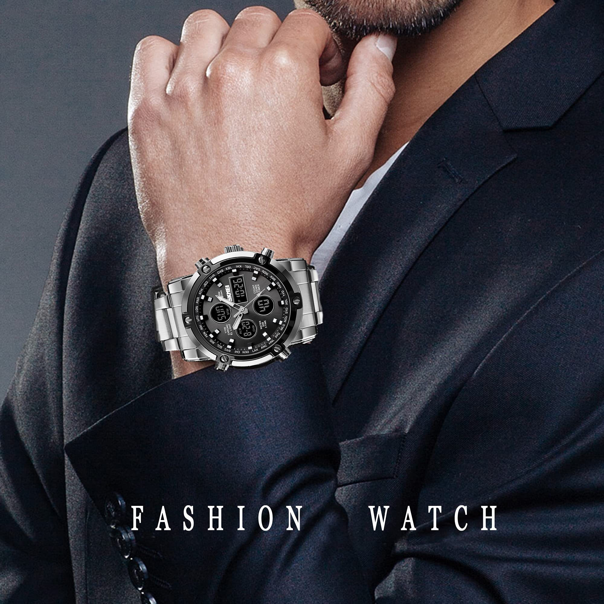 Foto 3 pulgar | Venta Internacional - Reloj Findtime Digital Waterproof Con Cuenta Regresiva Para Hombre
