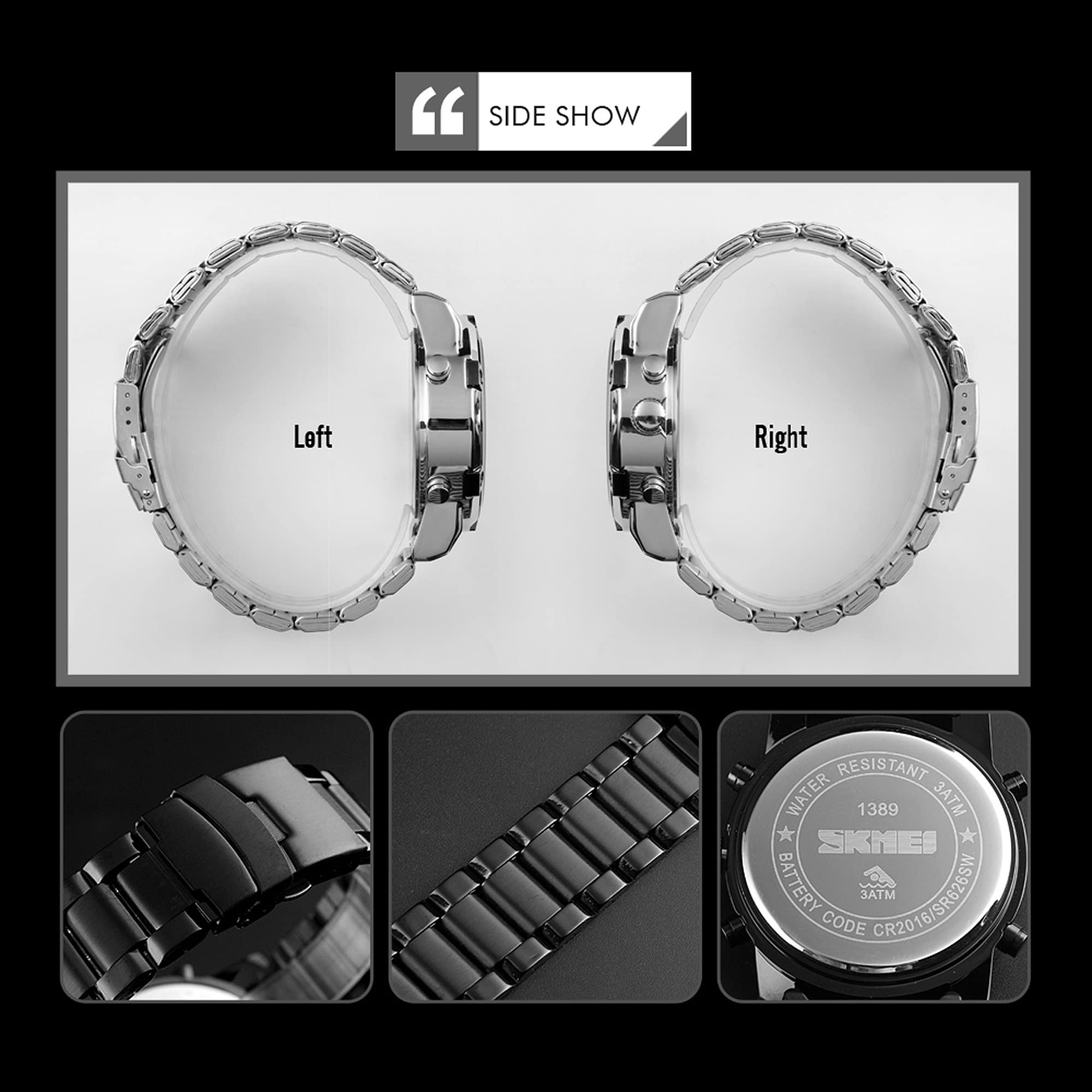 Foto 6 pulgar | Venta Internacional - Reloj Findtime Digital Waterproof Con Cuenta Regresiva Para Hombre