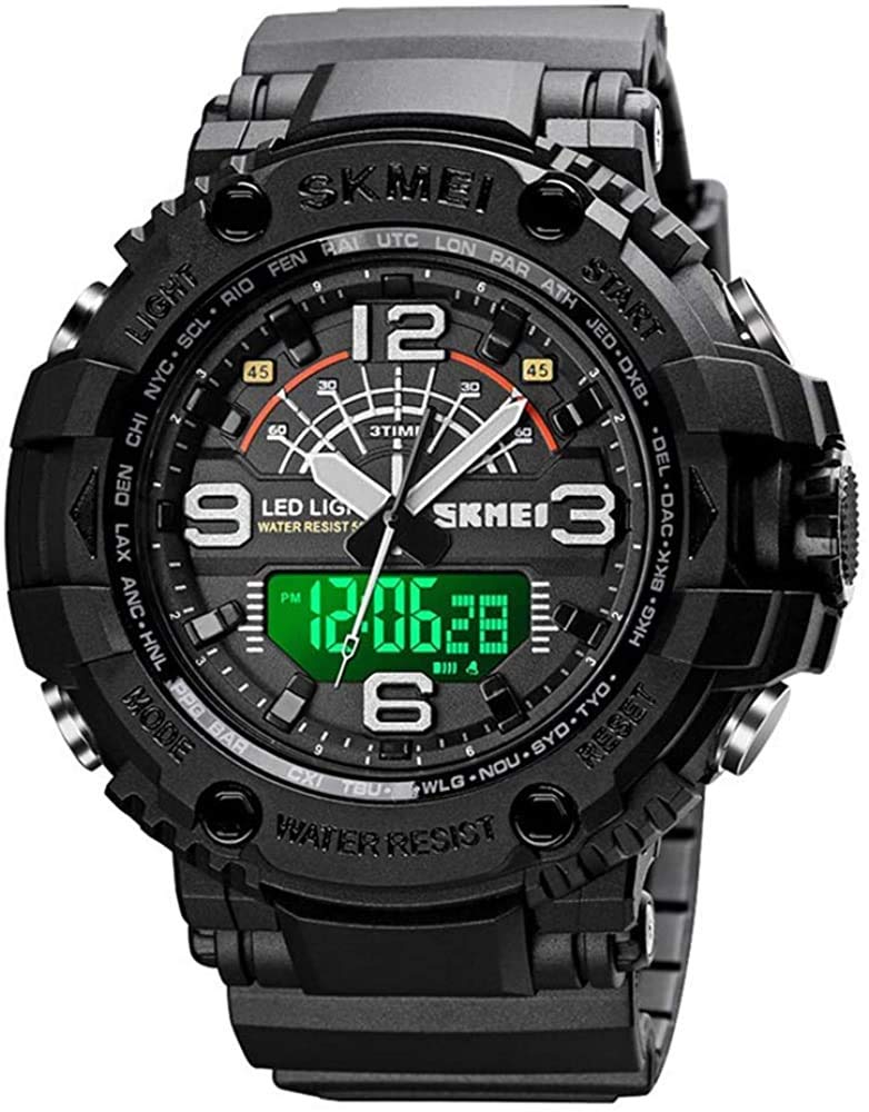 Foto 1 | Venta Internacional - Reloj Deportivo Gosasa Analógico Digital Led 50 M Resistente Al Agua Para Hombre