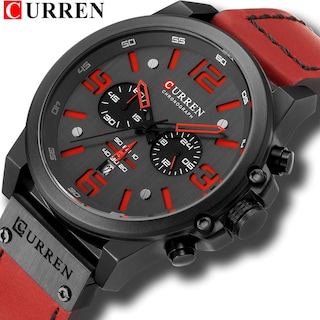 Foto 2 | Venta Internacional - Reloj Curren de Cuero Impermeable Militar Marca de Lujo para Hombre
