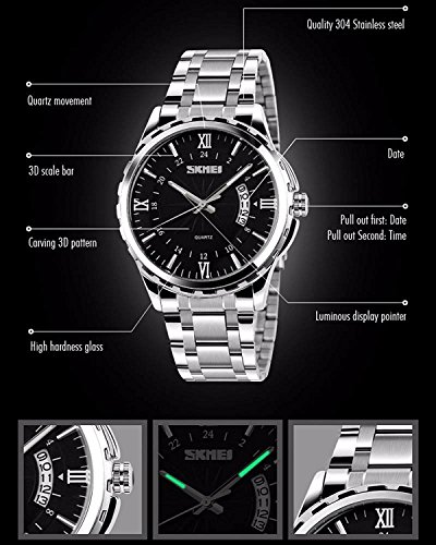 Foto 5 pulgar | Venta Internacional - Reloj Fanmis Para Hombre, Clásico, Casual, De Cuarzo, Luminoso, 30 M