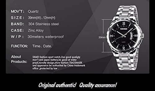 Foto 6 pulgar | Venta Internacional - Reloj Fanmis Para Hombre, Clásico, Casual, De Cuarzo, Luminoso, 30 M