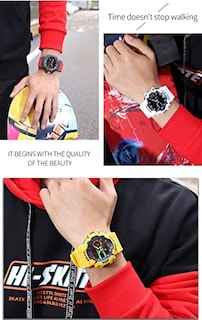 Foto 4 | Venta Internacional - Reloj Carlien, Deportivo Y Militar, Doble Pantalla, 30 M Water R, Para Hombre