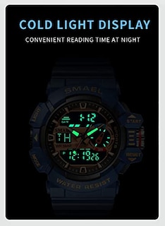 Foto 6 | Venta Internacional - Reloj Carlien, Deportivo Y Militar, Doble Pantalla, 30 M Water R, Para Hombre