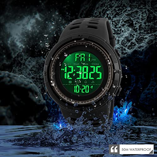 Foto 4 | Venta Internacional - Reloj Skmei Digital Sports Para Hombre, 50 M, Resistente Al Agua, Led Milita