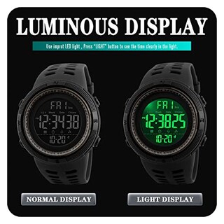 Foto 7 | Venta Internacional - Reloj Skmei Digital Sports Para Hombre, 50 M, Resistente Al Agua, Led Milita