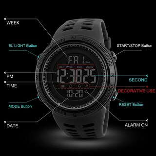 Foto 3 | Venta Internacional - Reloj Deportivo Skmei Sshock Digital Chronograph Para Hombre