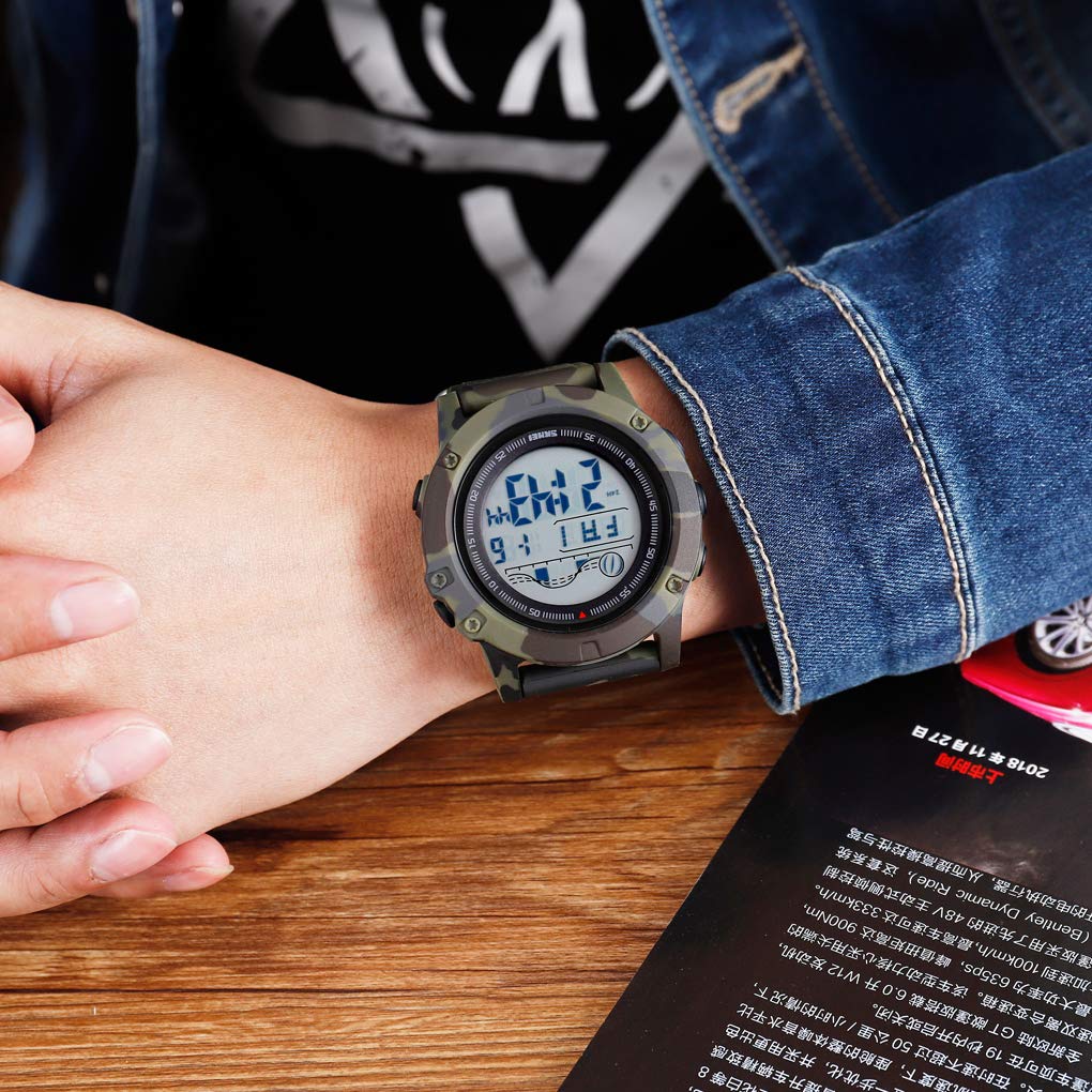 Foto 4 pulgar | Reloj Digital Deportivo Skmei Ultrafino y Resistente al Agua 50M para Hombre