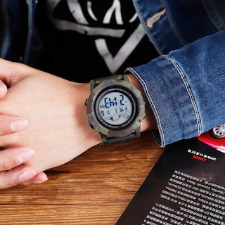 Foto 3 | Reloj Digital Deportivo Skmei Ultrafino y Resistente al Agua 50M para Hombre