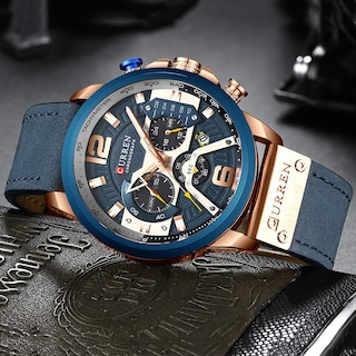 Foto 4 | Venta Internacional - Reloj Caowtan Fashion Military Para Hombre Con Correa De Piel Analógica