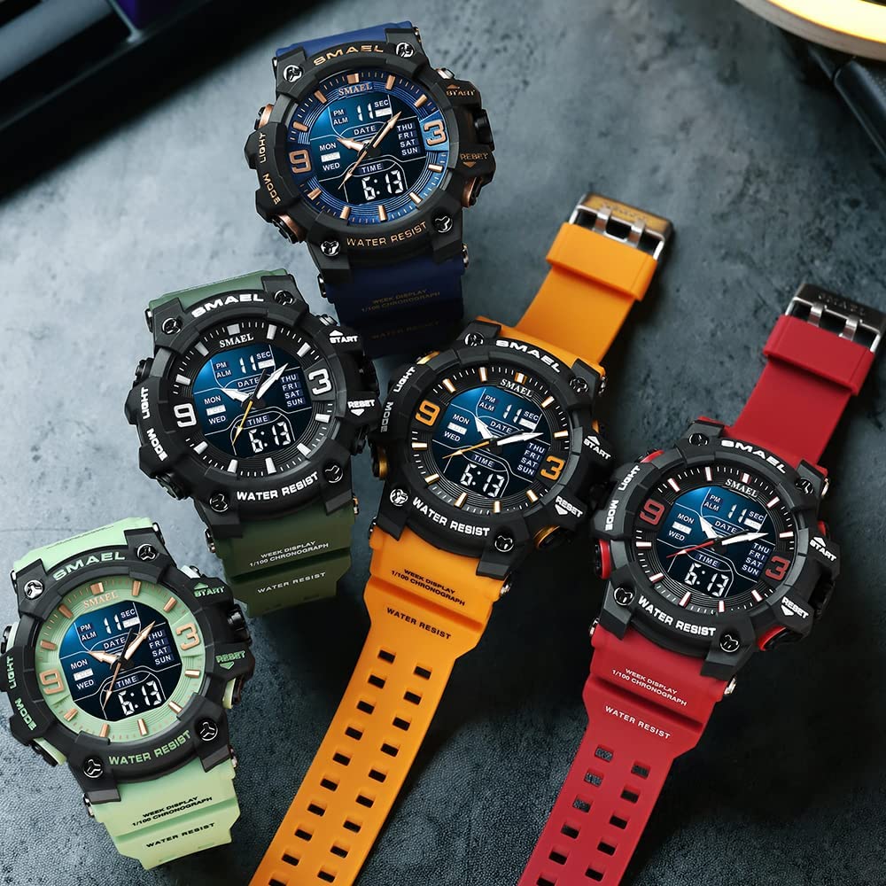 Foto 3 pulgar | Venta Internacional - Reloj Deportivo Smael Militar, Impermeable, Digital, Analógico, Led Ala