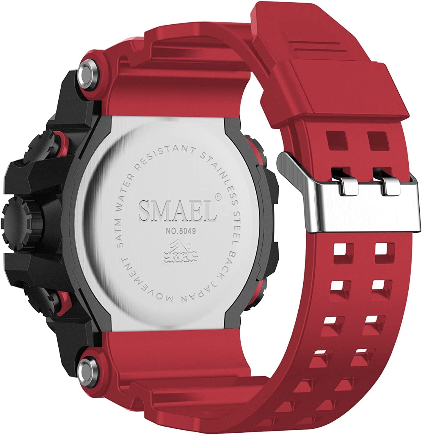 Foto 9 pulgar | Venta Internacional - Reloj Deportivo Smael Militar, Impermeable, Digital, Analógico, Led Ala