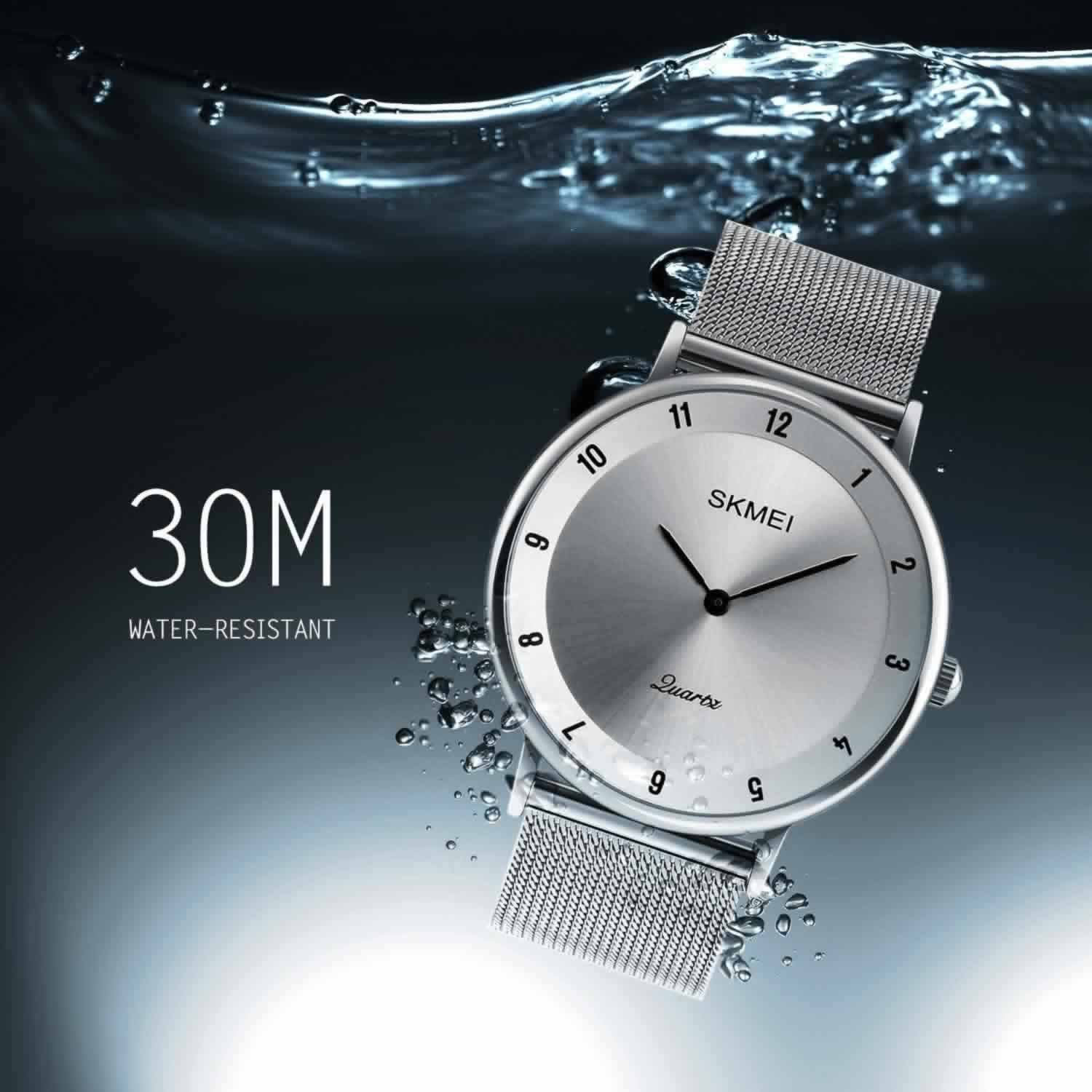 Foto 5 pulgar | Venta Internacional - Reloj Skmei Quartz Jlox Business De Acero Inoxidable Impermeable