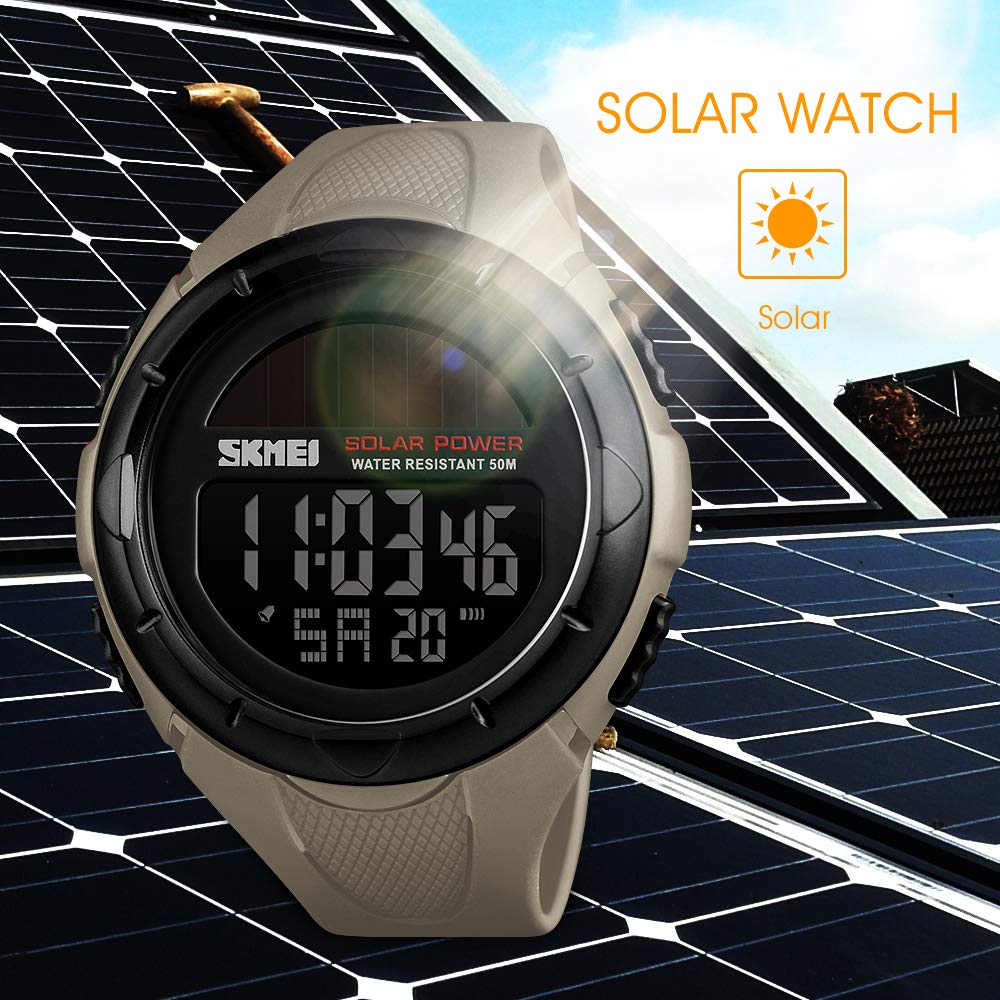 Foto 4 pulgar | Venta Internacional - Reloj Skmei Solar Digital Sports 50 M Resistente Al Agua Para Hombre