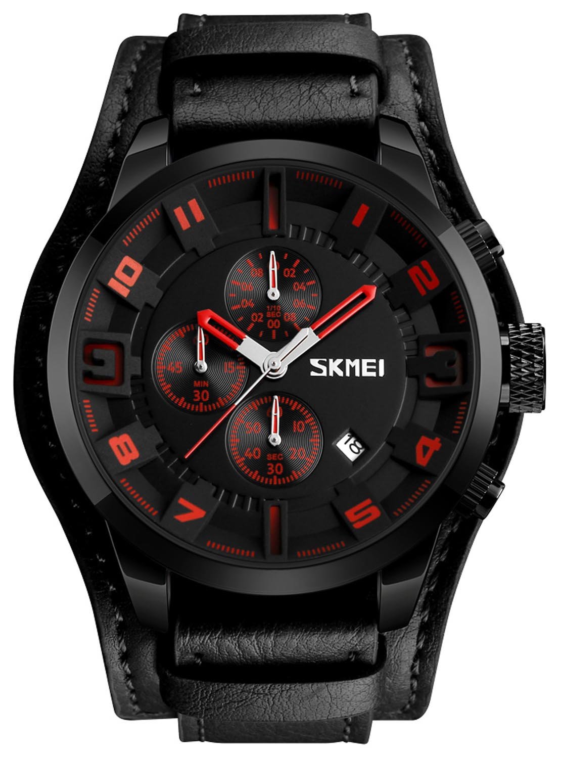 Venta Internacional - Reloj Carlien Classic Leather Para Hombre Con Calendario Y Cronómetro