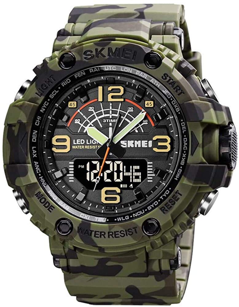 Foto 2 pulgar | Venta Internacional - Reloj Deportivo Gosasa Analógico Digital Led 50 M Resistente Al Agua Para Hombre