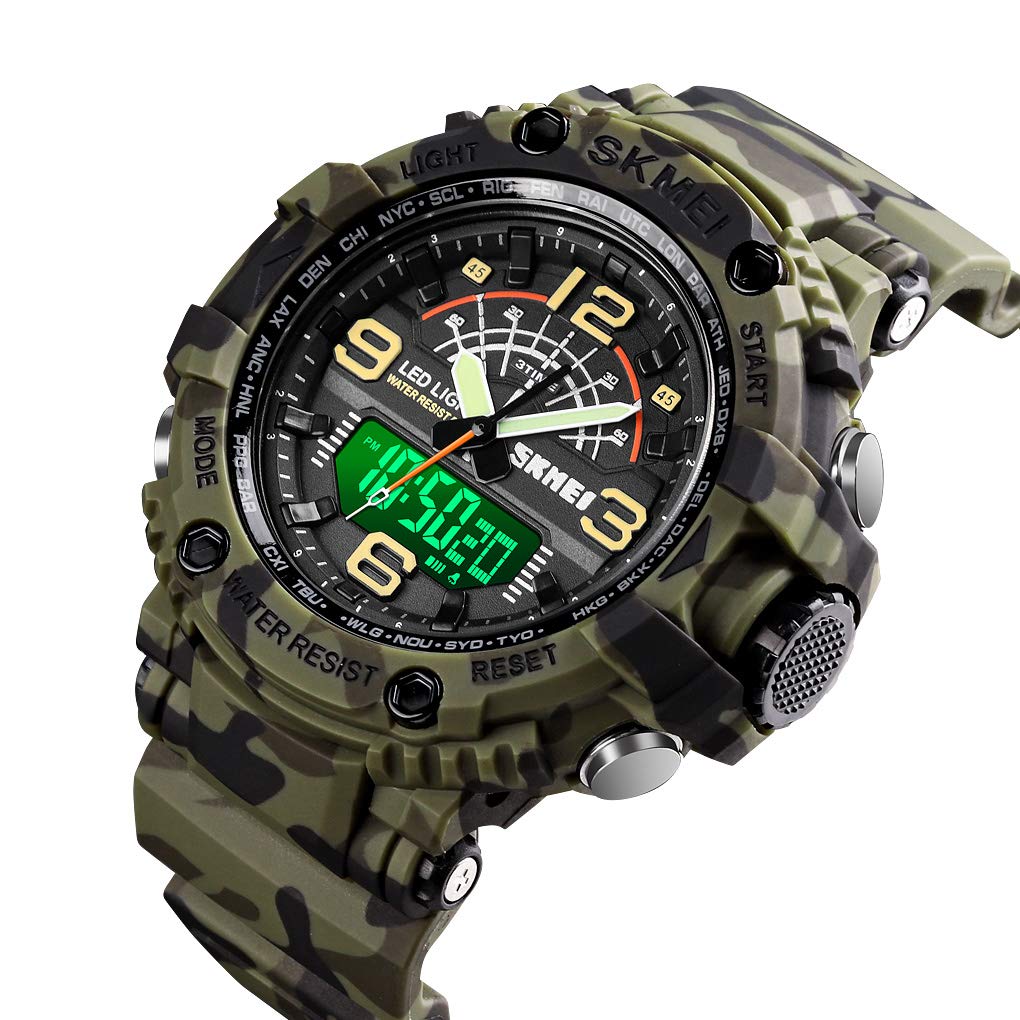 Foto 3 | Venta Internacional - Reloj Deportivo Gosasa Analógico Digital Led 50 M Resistente Al Agua Para Hombre