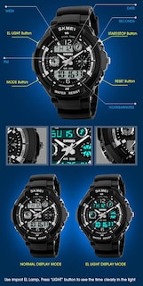 Foto 4 | Venta Internacional - Reloj Gosasa, Impermeable Y Multifunción, Para Deportes Militares