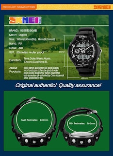 Foto 7 | Venta Internacional - Reloj Gosasa, Impermeable Y Multifunción, Para Deportes Militares