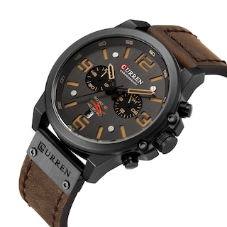 Foto 2 | Venta Internacional - Reloj De Pulsera Caowtan Military Para Hombre Con Correa De Piel Analógica