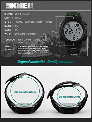 Foto 6 pulgar | Venta Internacional - Reloj Digital Skmei Sport Impermeable Para Mujeres Y Hombres