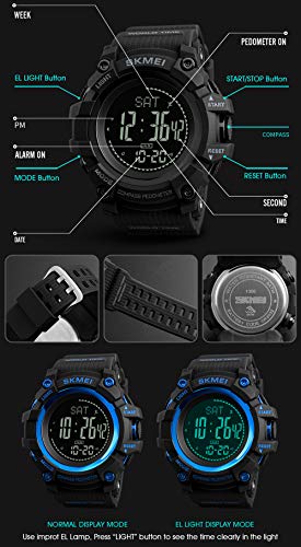 Foto 7 pulgar | Venta Internacional - Reloj Deportivo Gosasa S Shock Military Con Brújula Y Podómetro