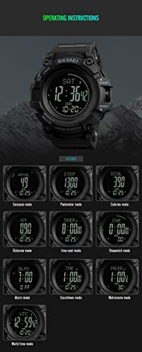 Foto 7 | Venta Internacional - Reloj Deportivo Gosasa S Shock Military Con Brújula Y Podómetro