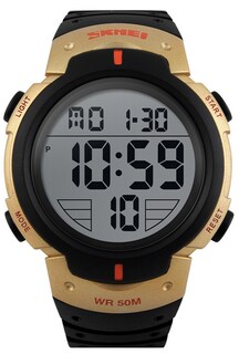 Foto 1 | Venta Internacional - Reloj Led Skmei Carlien Para Hombre, Deportes Al Aire Libre, Dorado