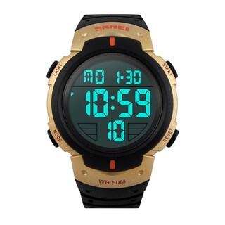 Foto 6 | Venta Internacional - Reloj Led Skmei Carlien Para Hombre, Deportes Al Aire Libre, Dorado