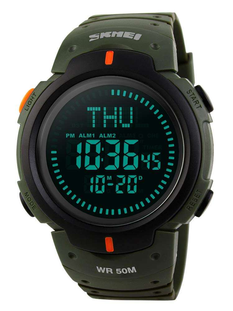 Venta Internacional - Reloj Digital Gosasa Para Hombre, Deportivo Militar, Con Brújula, 50 M