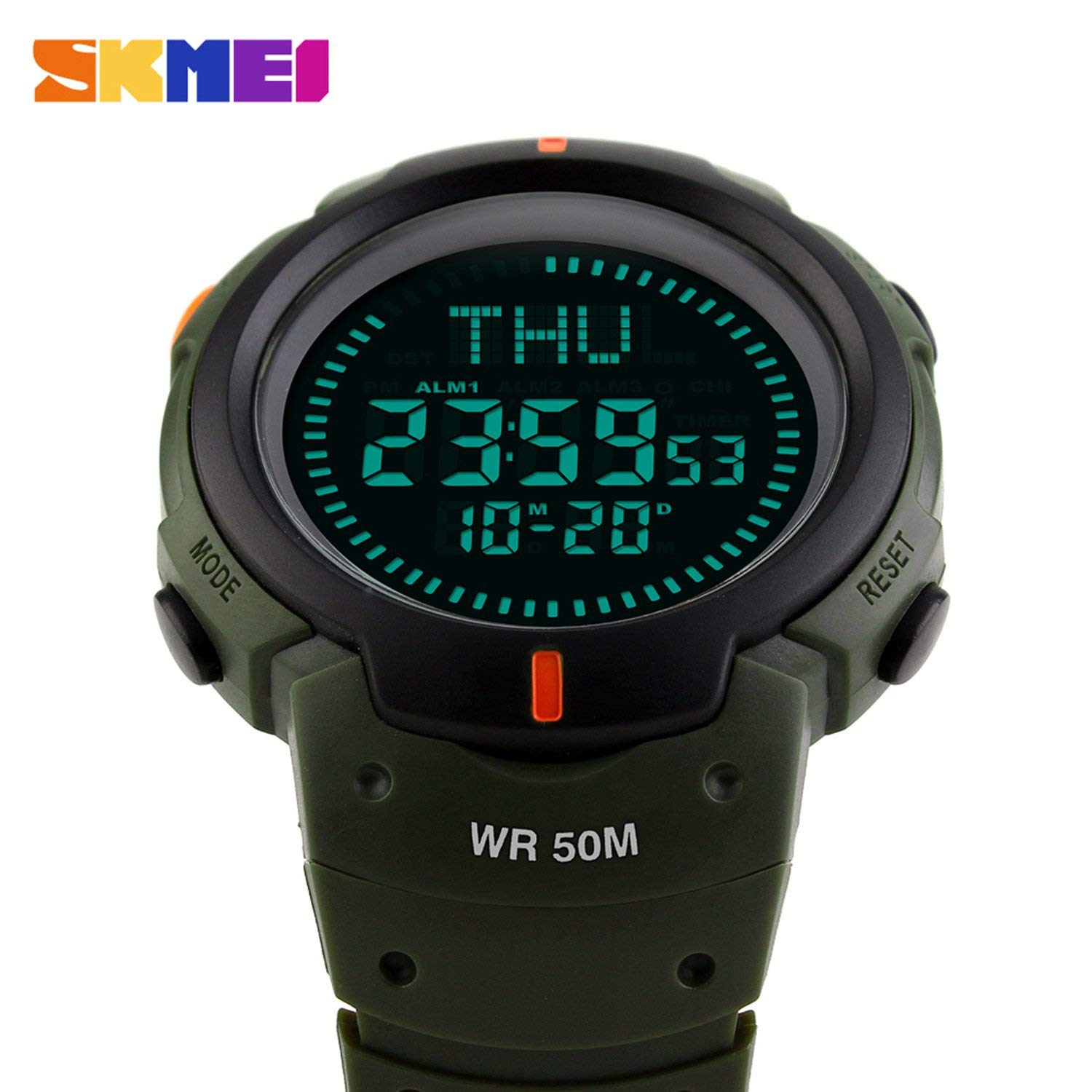 Foto 3 pulgar | Venta Internacional - Reloj Digital Gosasa Para Hombre, Deportivo Militar, Con Brújula, 50 M