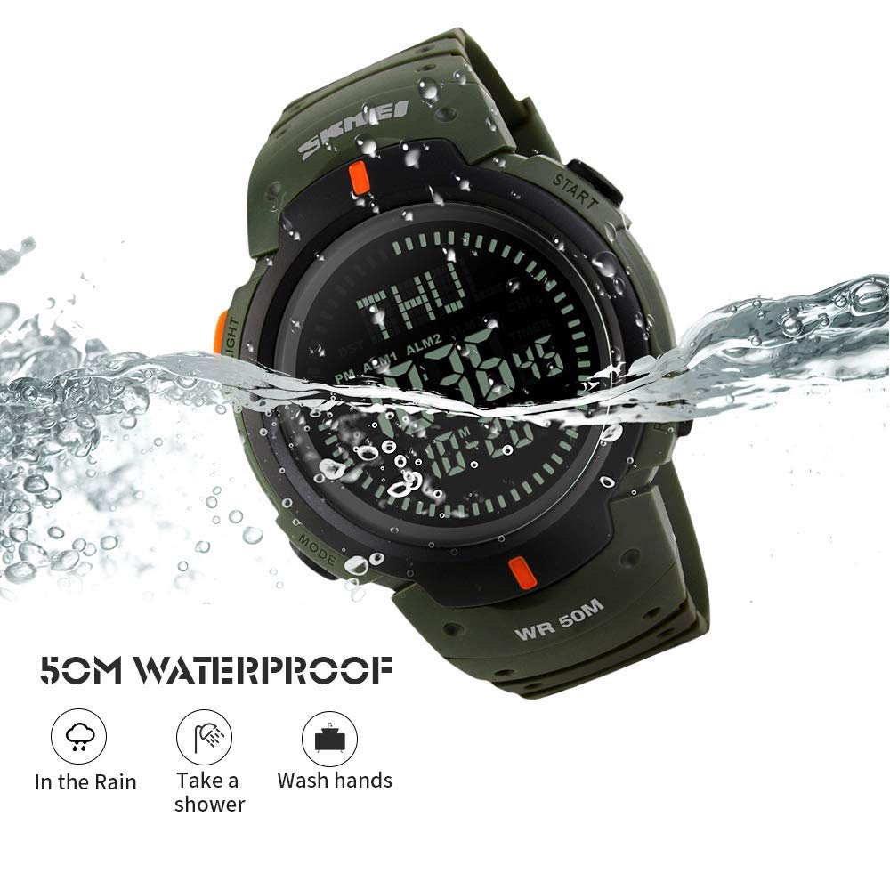 Foto 6 pulgar | Venta Internacional - Reloj Digital Gosasa Para Hombre, Deportivo Militar, Con Brújula, 50 M