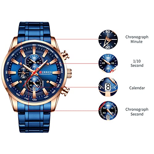 Foto 7 pulgar | Venta Internacional - Reloj Matkasur Business Multifuncional Quartz Para Hombre