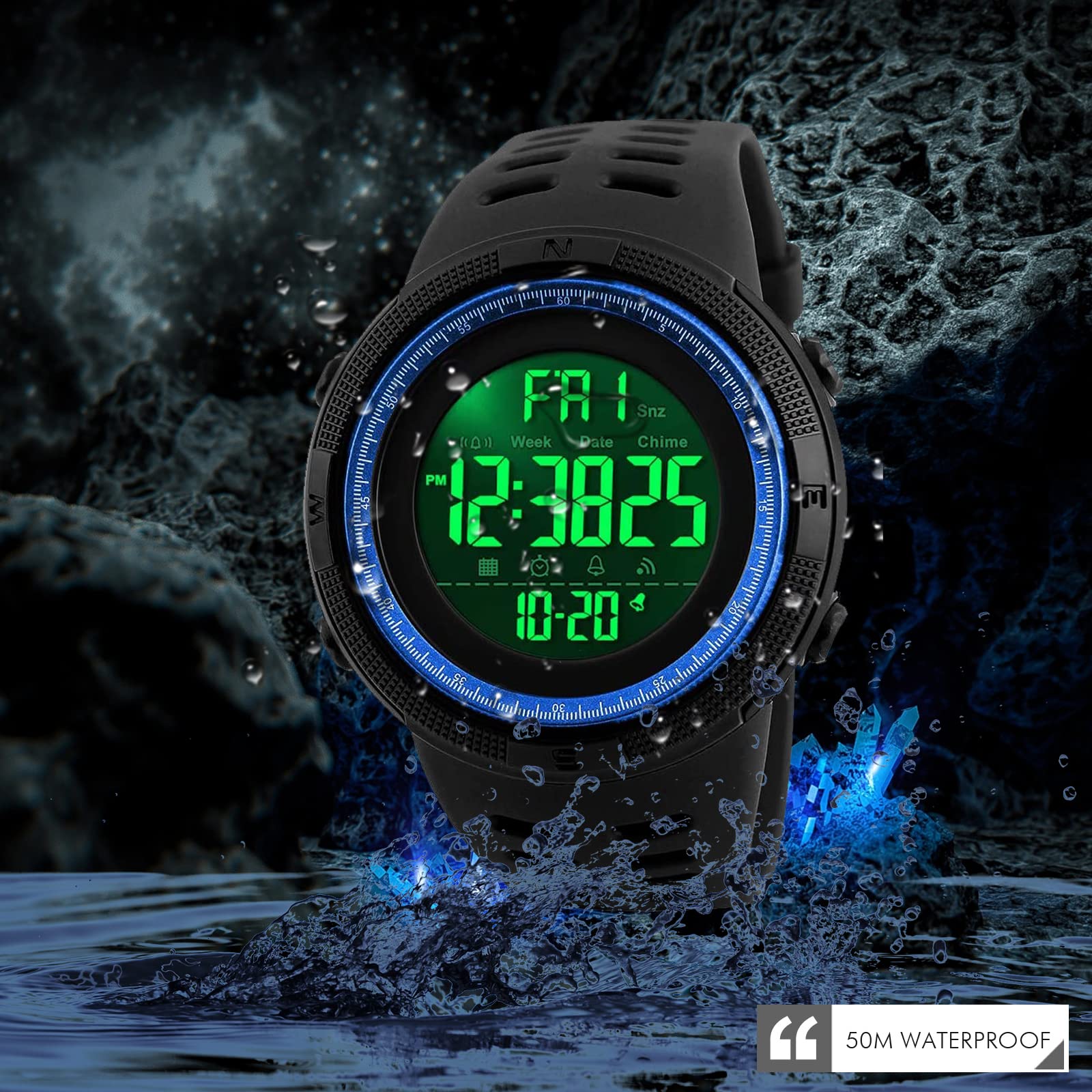 Foto 5 pulgar | Venta Internacional - Reloj Deportivo Digital Led Skmei Resistente Al Agua 50 M para Hombre