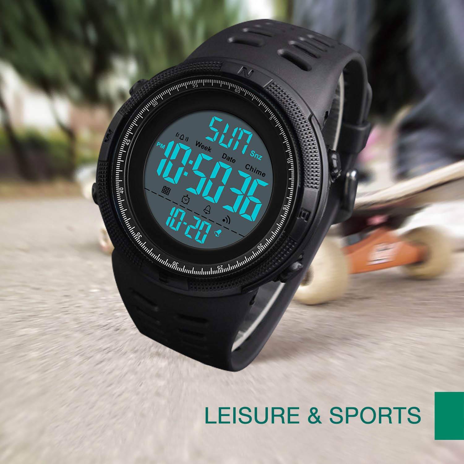 Foto 3 pulgar | Venta Internacional - Reloj Deportivo Digital Kavie Kavie Para Hombre, Militar, Impermeable