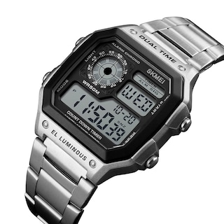 Foto 3 | Venta Internacional - Reloj Digital Con Pantalla Lcd Skmei 1335 Para Hombre, 50 M, Resistente Al Agua Y Alarma