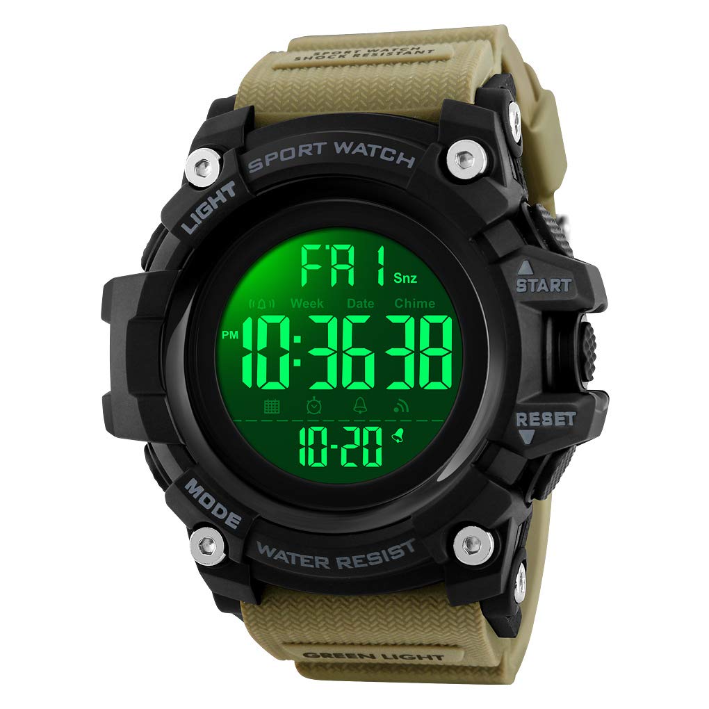 Foto 2 pulgar | Venta Internacional - Reloj Deportivo Digital Impermeable Watch Xfcs Para Hombre (caqui)