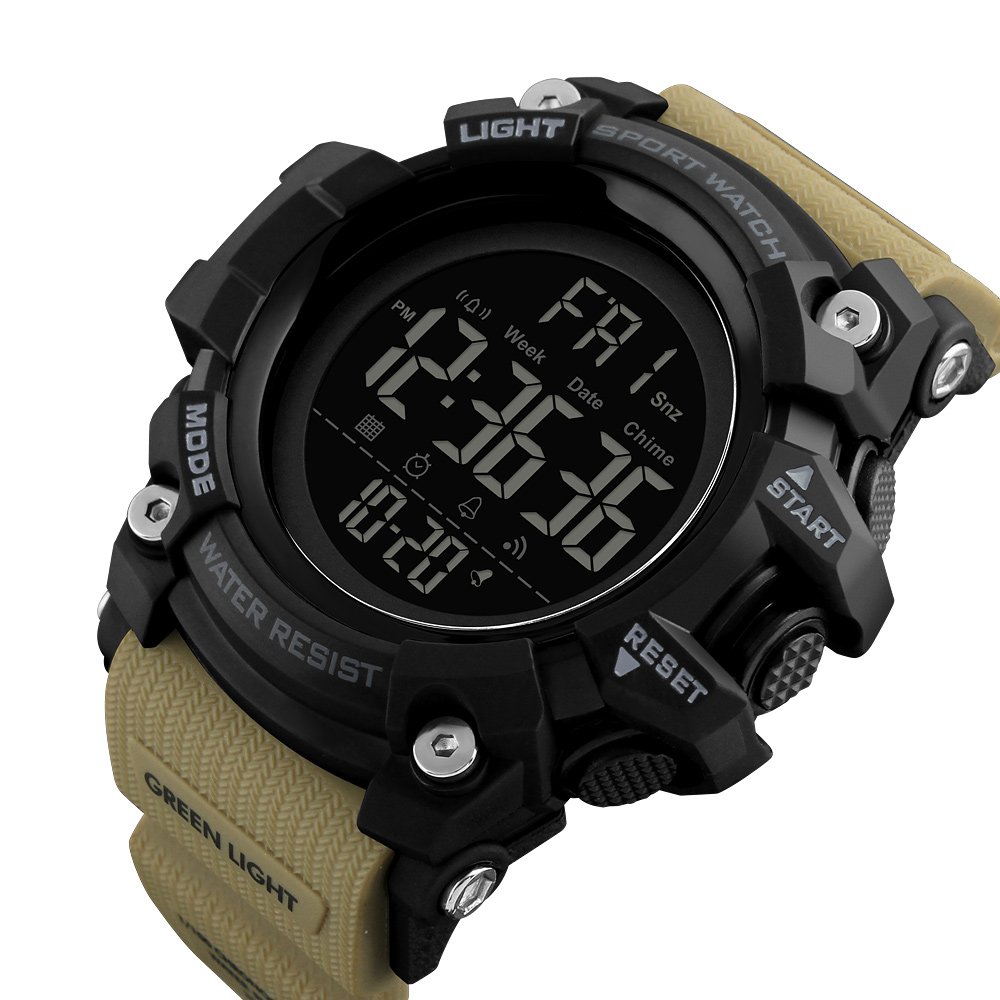 Foto 4 pulgar | Venta Internacional - Reloj Deportivo Digital Impermeable Watch Xfcs Para Hombre (caqui)